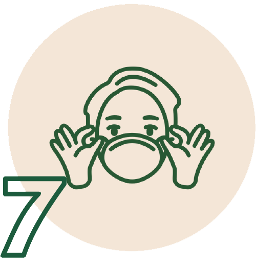 How To Wear Mask Step 7